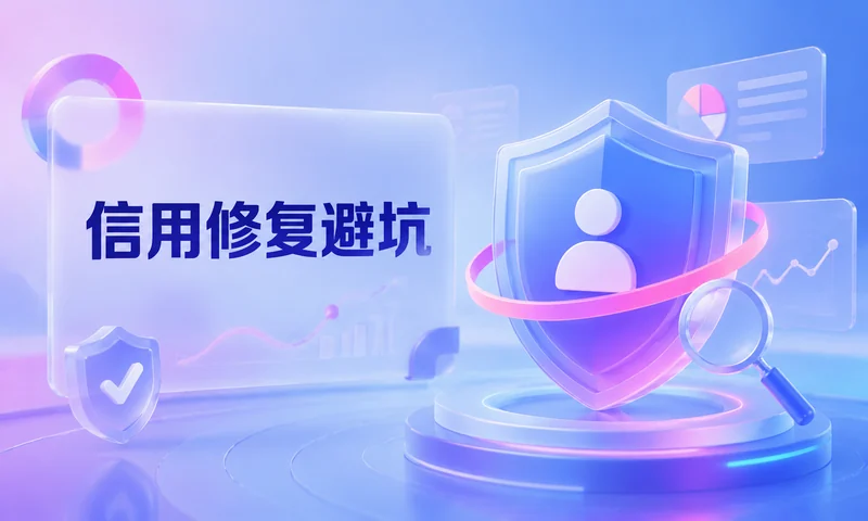 征信修复是骗局吗,别踩这几个坑