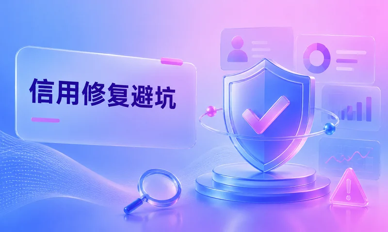 征信修复承诺内部渠道可信吗别被简单结论带偏